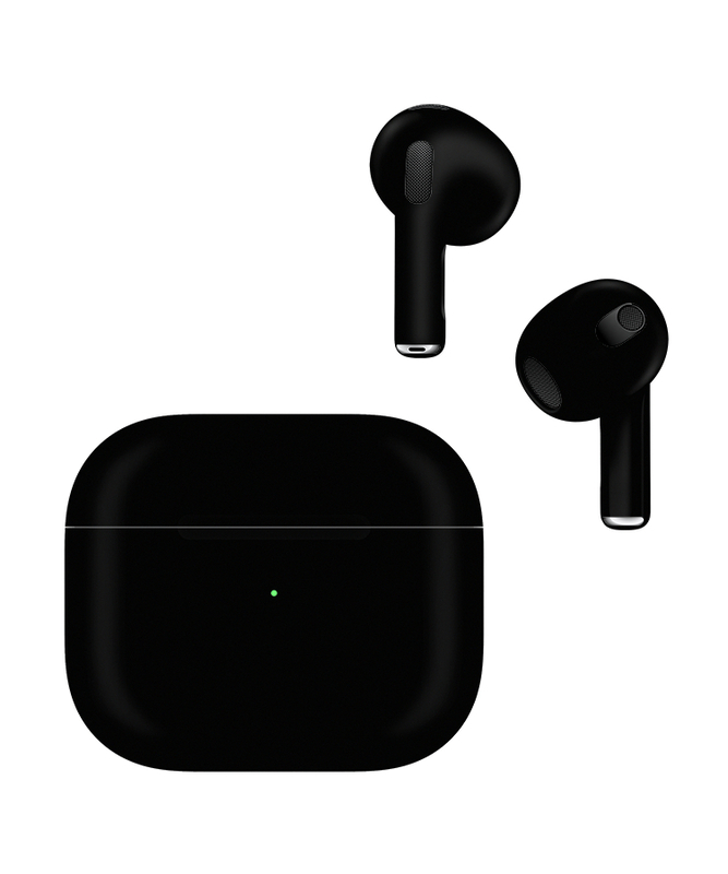 Caviar Customized Apple Airpods (3rd Generation) Wireless In-Ear Earbuds Matte Jet Black